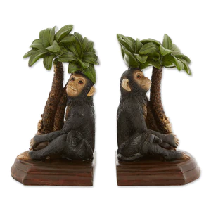 (image for) 10019137 - Monkey Bookends - Click Image to Close