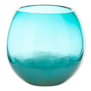 Aqua Fish Bowl Vase