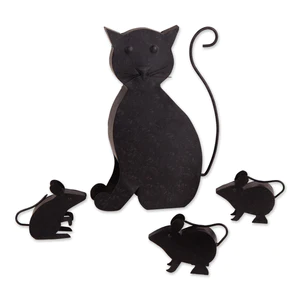 Cat/Mice Sculpture