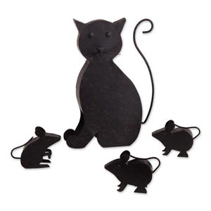 (image for) 4506193 - Cat/Mice Sculpture