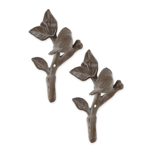 (image for) 4506594 - Bird/Leaves Wall Hook (S2)