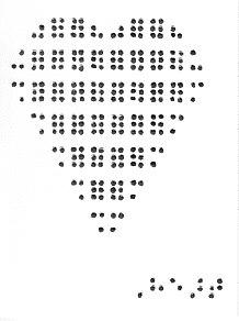 A0501060 Braille Wedding Announcements