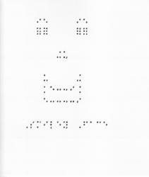 Braille Smiley Face